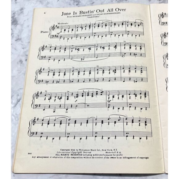 Meet Richard Rodgers At The Piano Songbook Vintage Sheet Music 1940s Musicals - Picture 6 of 9